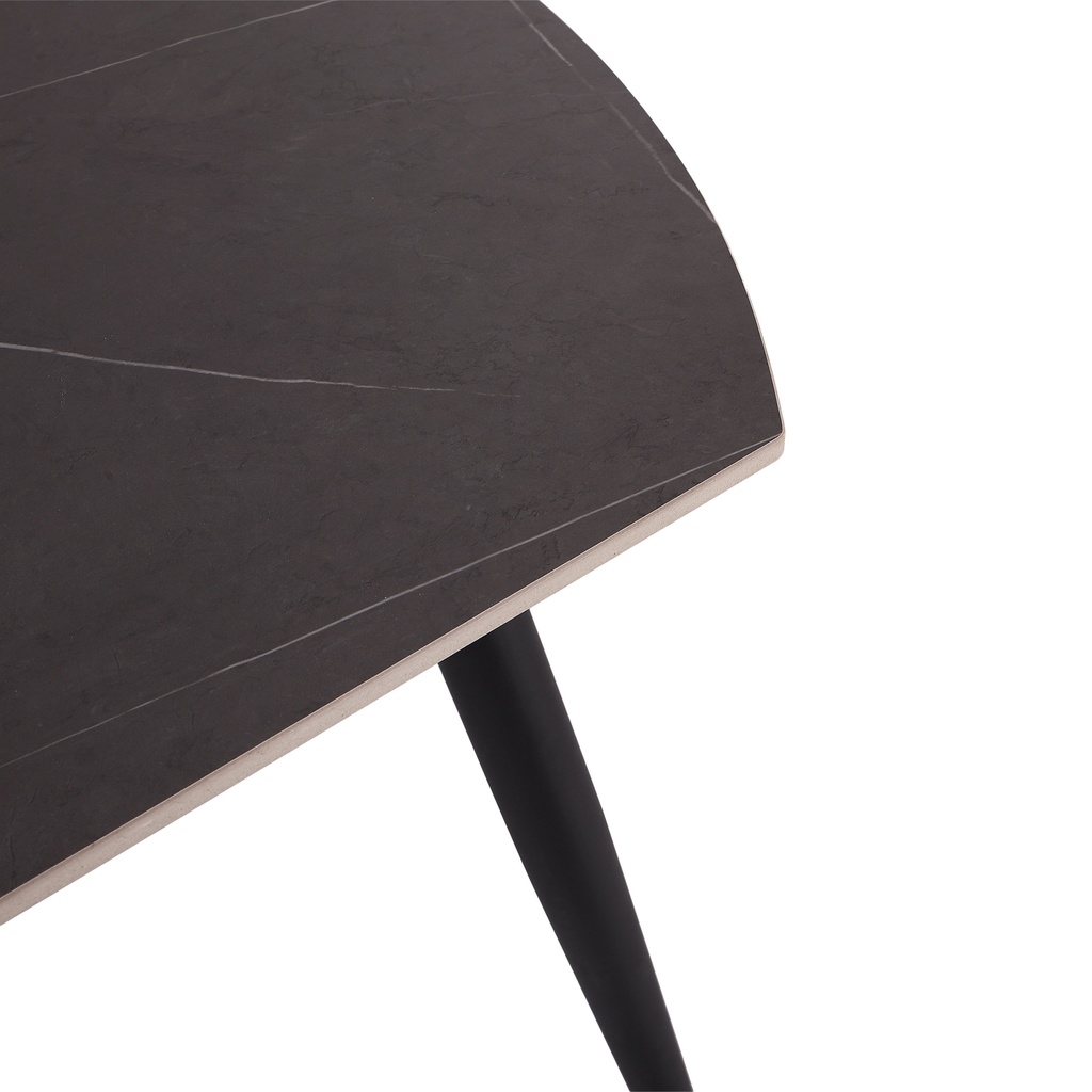 Mesa redonda extensible 6 puestos Turín gris