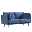 Sofá 2 cuerpos Dayton azul