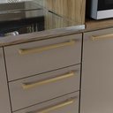 Base cocina Botanic verde 2 puertas 120cm