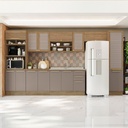 Base cocina Botanic verde 2 puertas 120cm