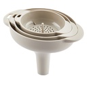 Set 3 embudos con colador