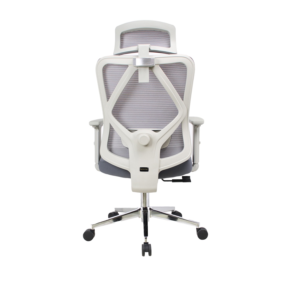 Silla oficina Acotango cromada gris