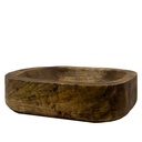 Bowl madera oscuro 15x12x4,5cm