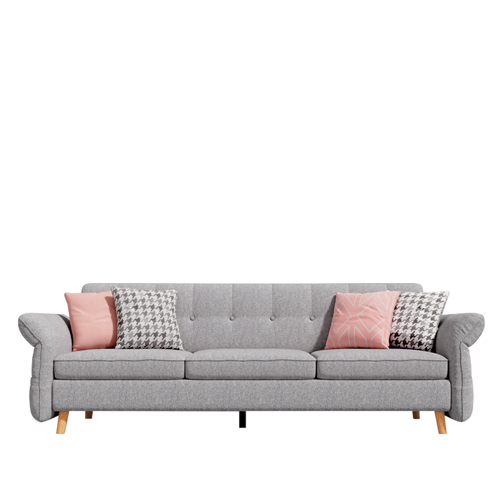 Sofá 3 cuerpos Gala gris