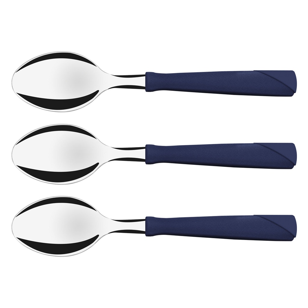 Cucharas de mesa azul set de 3 23163/310