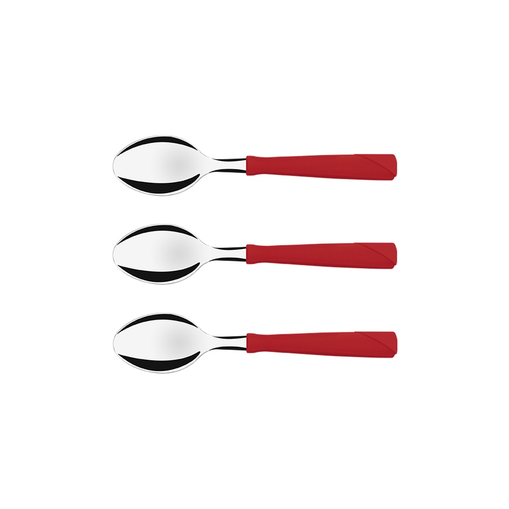 Cucharas de té rojo set de 3 23167/370
