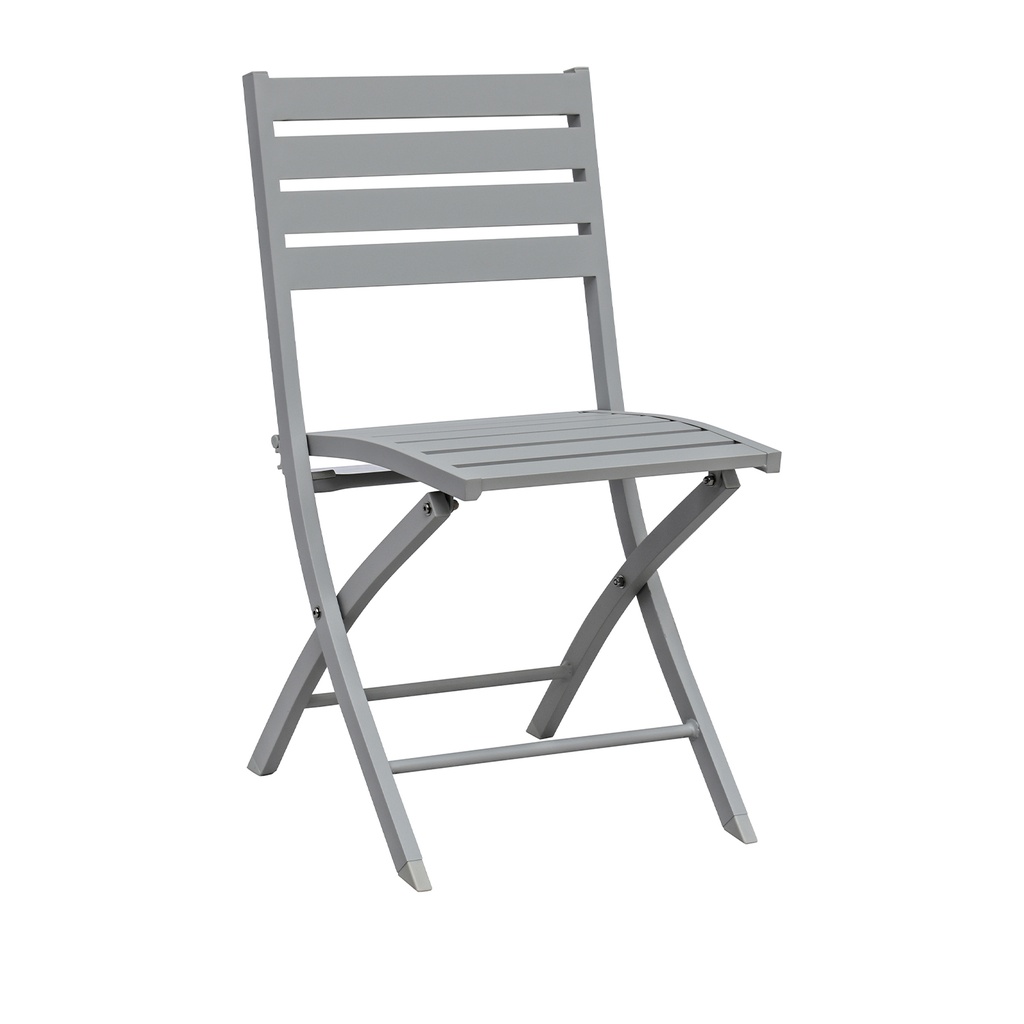 Silla Terraza plegable gris alto 82 cm