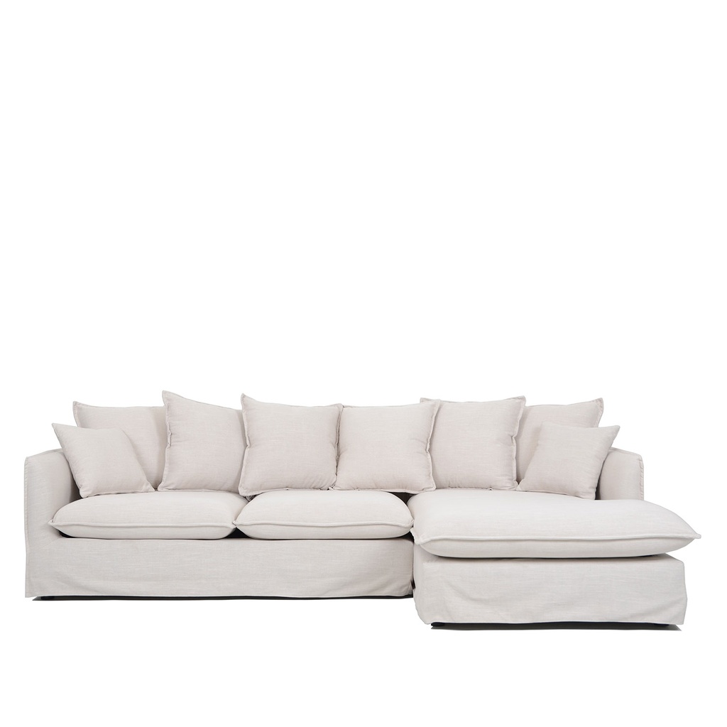 Sofá seccional derecho Hobart natural