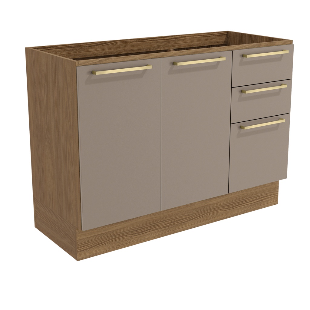 Base cocina Botanic gris 2 puertas 120cm