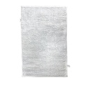 Piso de baño shaggy blanco 45x70