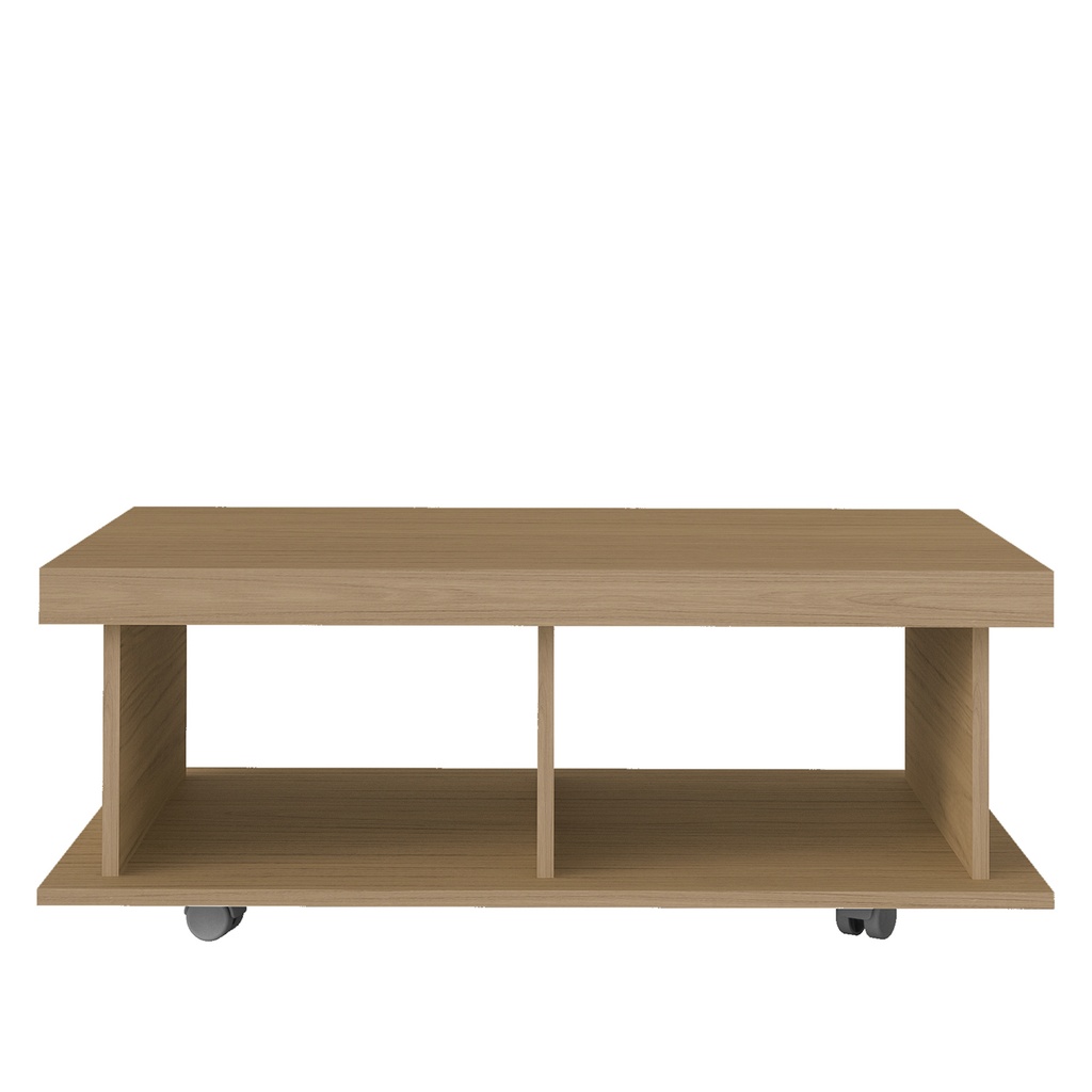 Mesa centro Dunas café claro