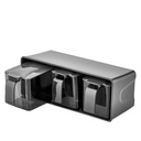 Set 3 especieros con cuchara 27x12x10cm
