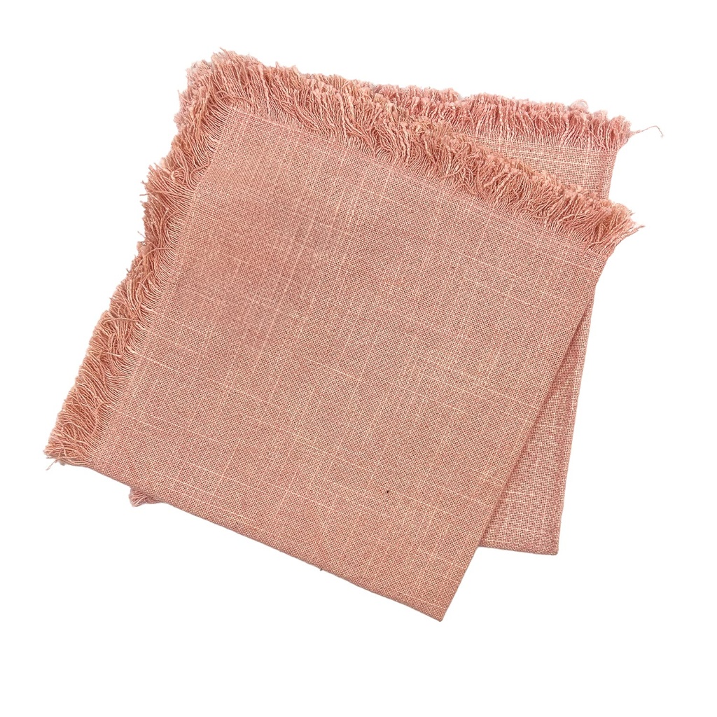 Set 2 Servilletas Rosado 45x45cm 