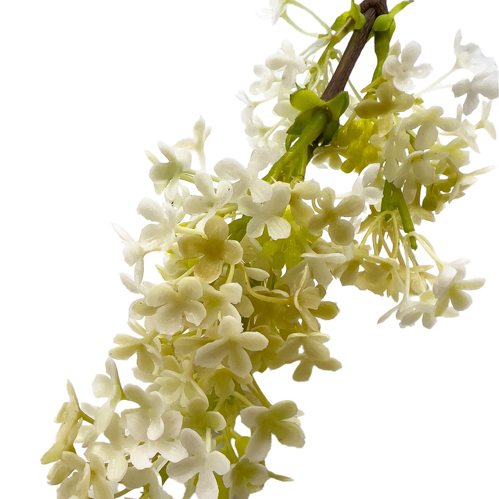 Flor artificial blanco 75cm