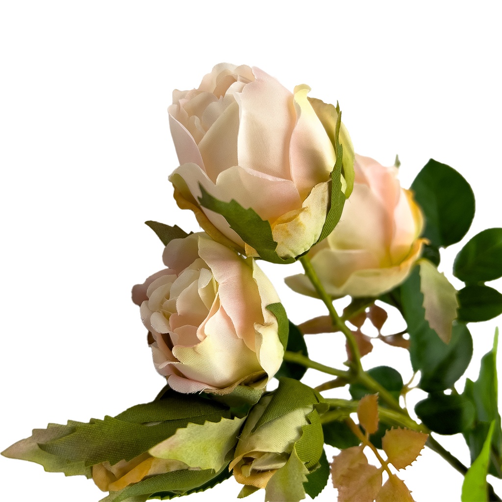 Flor rosa artificial 60cm