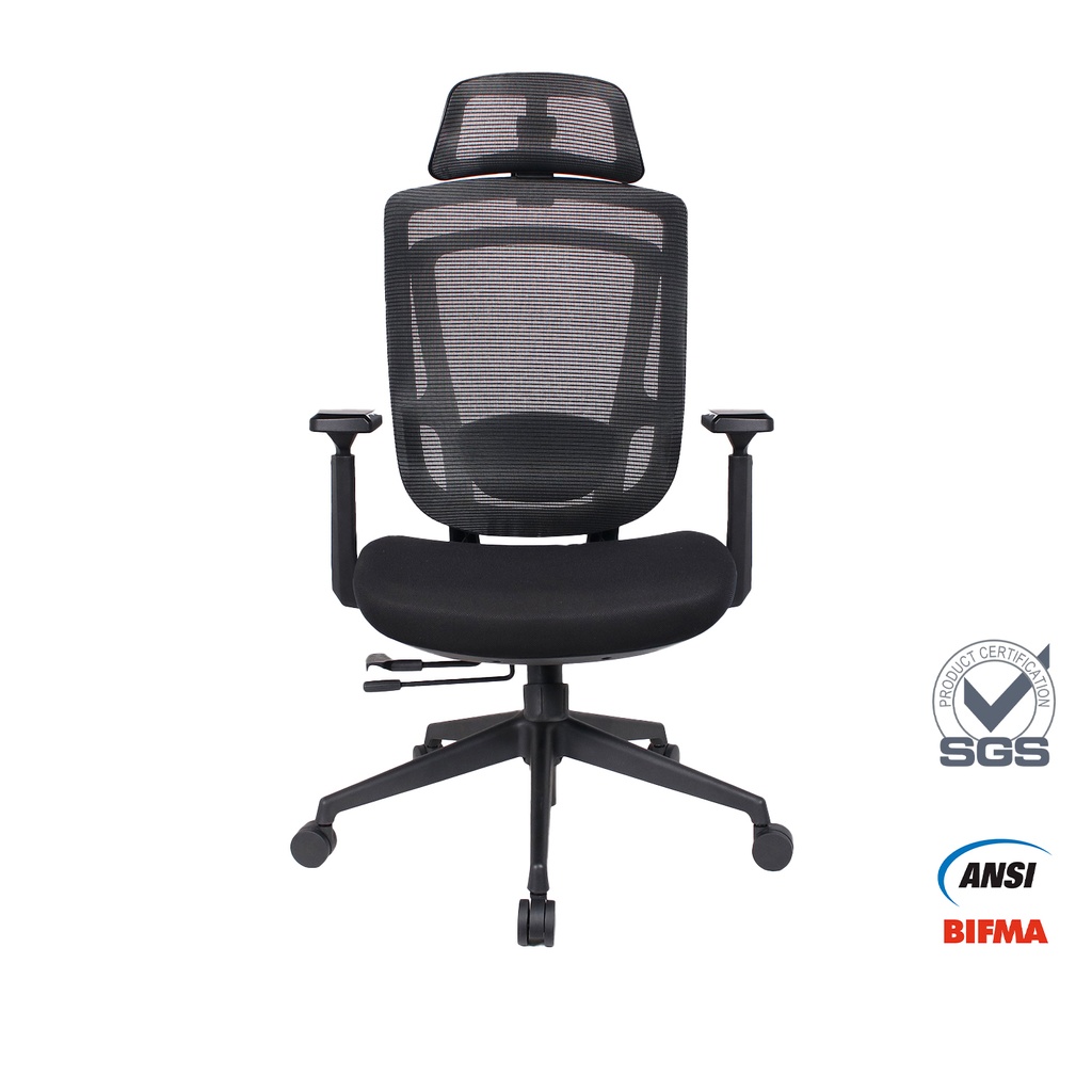 Silla oficina Pular base nylon negro