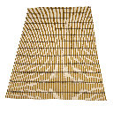 Mantel print lineas 150x250cm