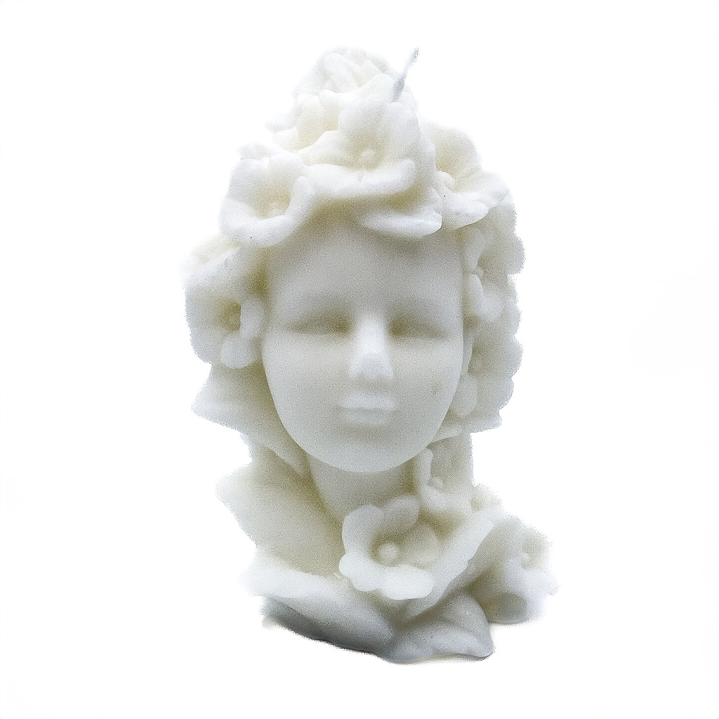 Vela niña flores 11,5cm