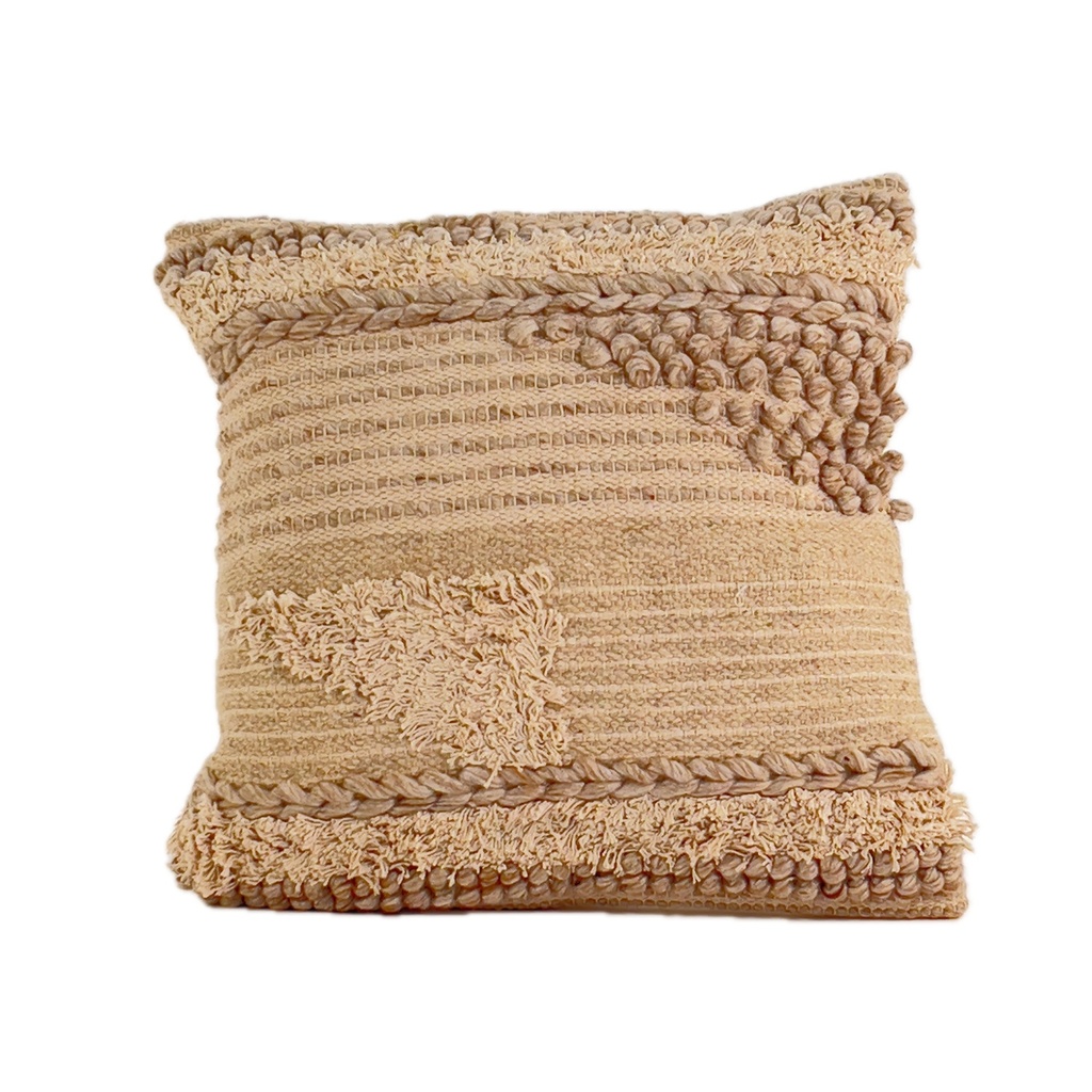 Cojín 45x45cm tejido neutro