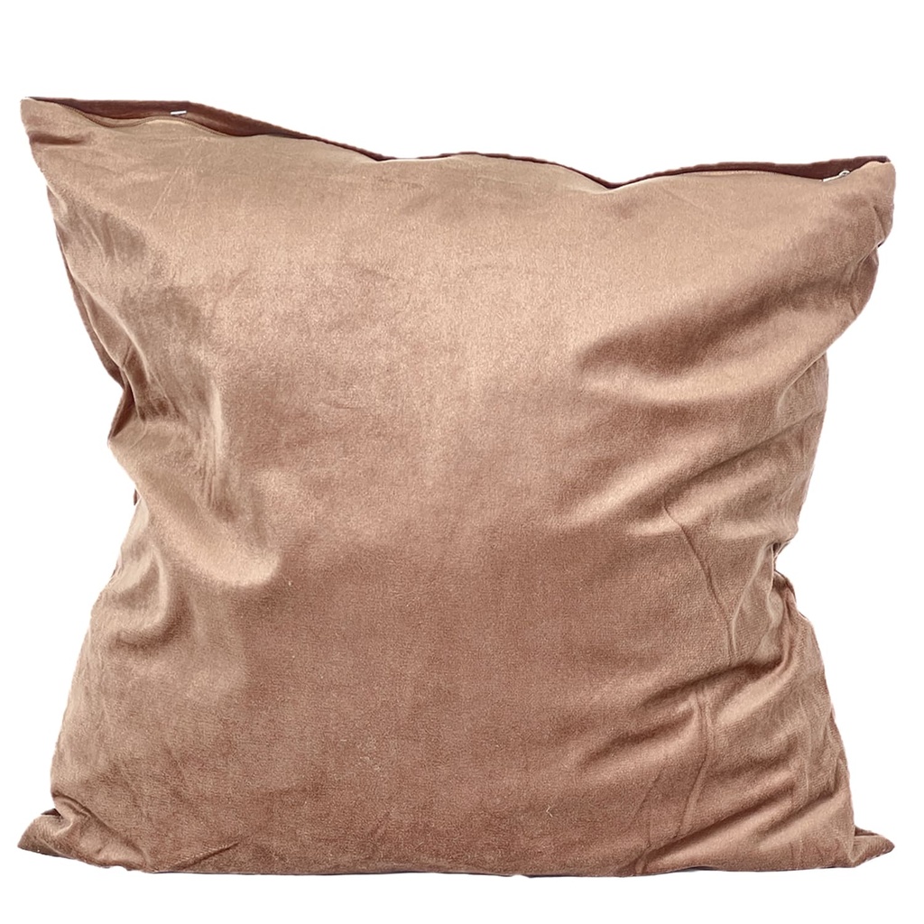 Cojín 45x45cm velvet café