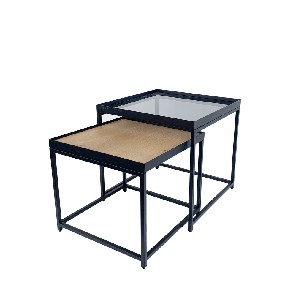 Mesa centro Melker set de 2