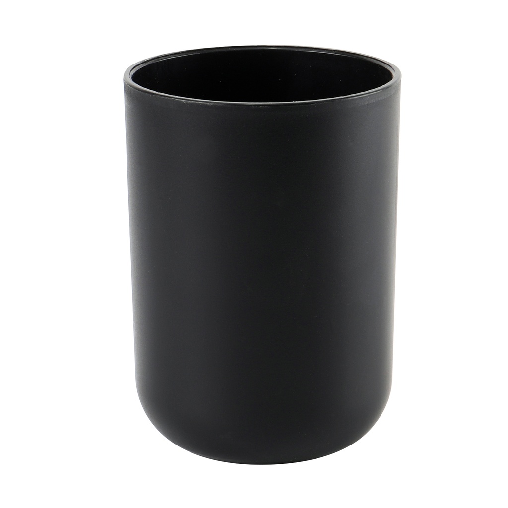 Vaso plástico negro 7,5x10,3cm