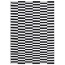 Alfombra 180x270cm Rila blanco/negro