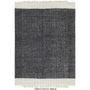 Alfombra 120x180cm Cliford negro