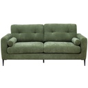 Sofá 3 cuerpos Eclipse verde