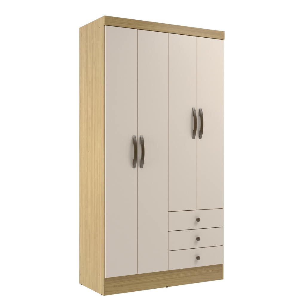 Closet 4 puertas Londres Canary/Off White