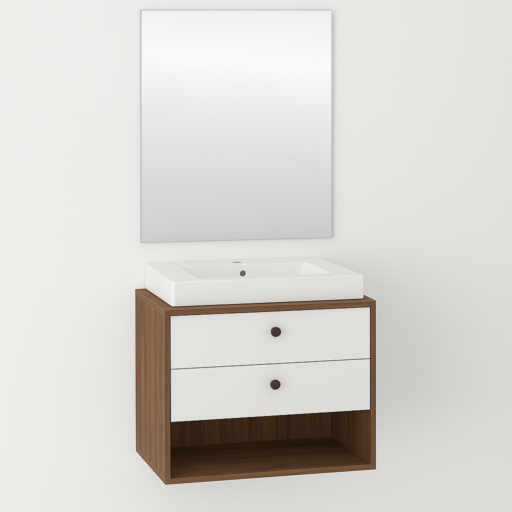 Vanitorio Gael + Lavamanos + Espejo Alfa