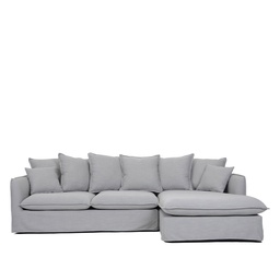 [230023949] Sofá seccional derecho Hobart gris