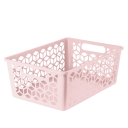 [230024477] Canasto organizador rosa 15L