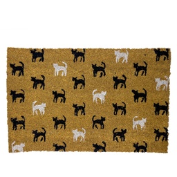 [230029325] Limpiapies 40x60cm gatos BN