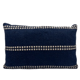 [230029452] Cojín 30x50cm líneas azul