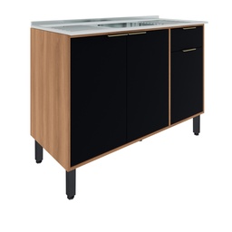 [230032538] Base cocina Thalita 3 puertas 1 cajón 120cm