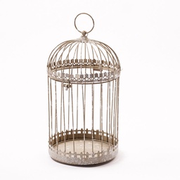 [230034843] Jaula metal blanca L