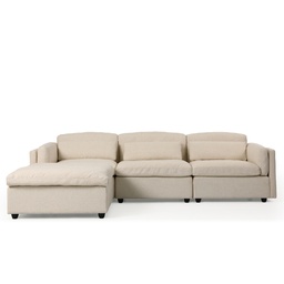 [230035048] Sofá seccional Nino blanco