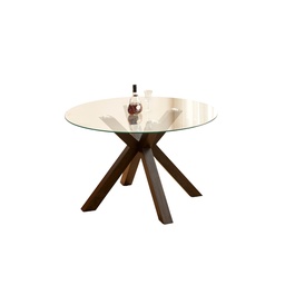 [230035094] Mesa comedor redonda 4 puestos Coria