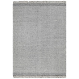 [230039584] Alfombra 200x300cm Capas marfil/gris