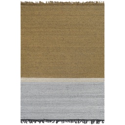 [230039614] Alfombra 150x210cm Ogato ocre/antracita
