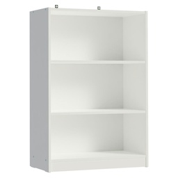 [230040554] Librero Vercelli 3 niveles blanco