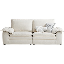 [230043809] Sofá 3 cuerpos Lúnea beige