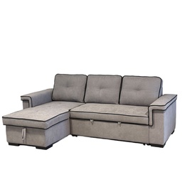 [230044106] Sofá seccional Beatrice gris medio